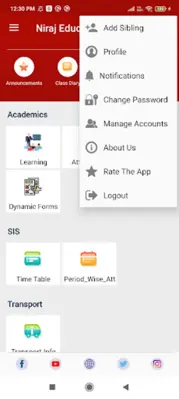 Niraj Schools android App screenshot 0