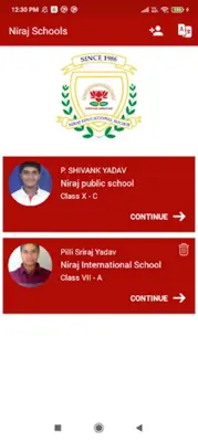 Niraj Schools android App screenshot 3